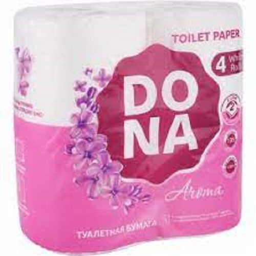 Бумага туалетная Dona Aroma 4 рулона