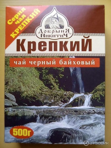 Чай крепкий средне лист Добрыня Никитич 250гр