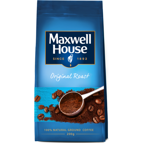 Кофе нат,молотый MAXWELL HOUSE 9-200гр,