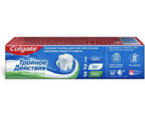 Зубная паста Colgate тройн действ 100г.