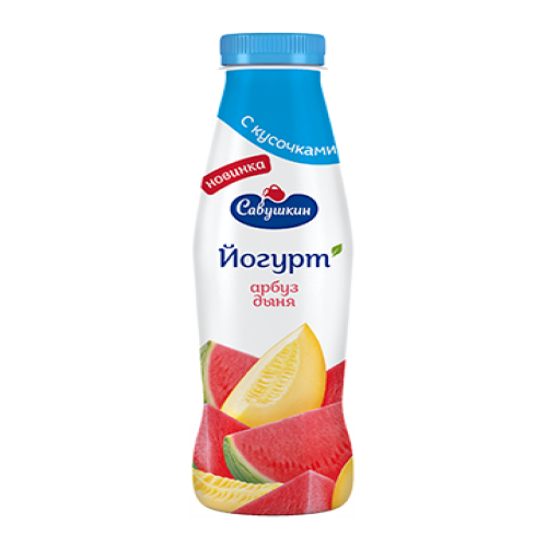 Йогурт 2% "Арбуз-дыня" 415гр