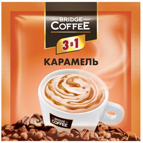 Напиток кофейн.Bridge с карамелью 3в1 ,20 г.