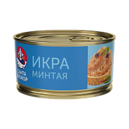 Икра минтая деликатесная "Люкс" 130гр ж.б