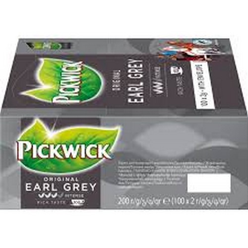 Чай черный пакетир.Pickwick original  earl grey 100шт*2гр 