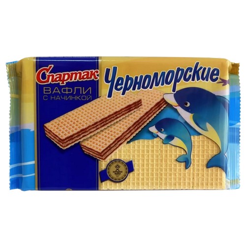 Вафли черноморские 216гр