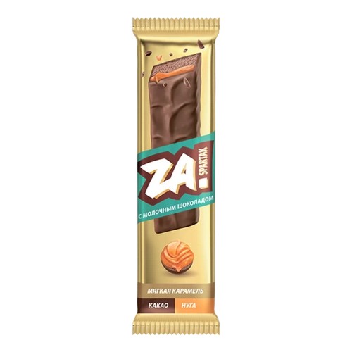 Батончик нуга глаз. "ZA Spartak" с мягкой кар. 50г